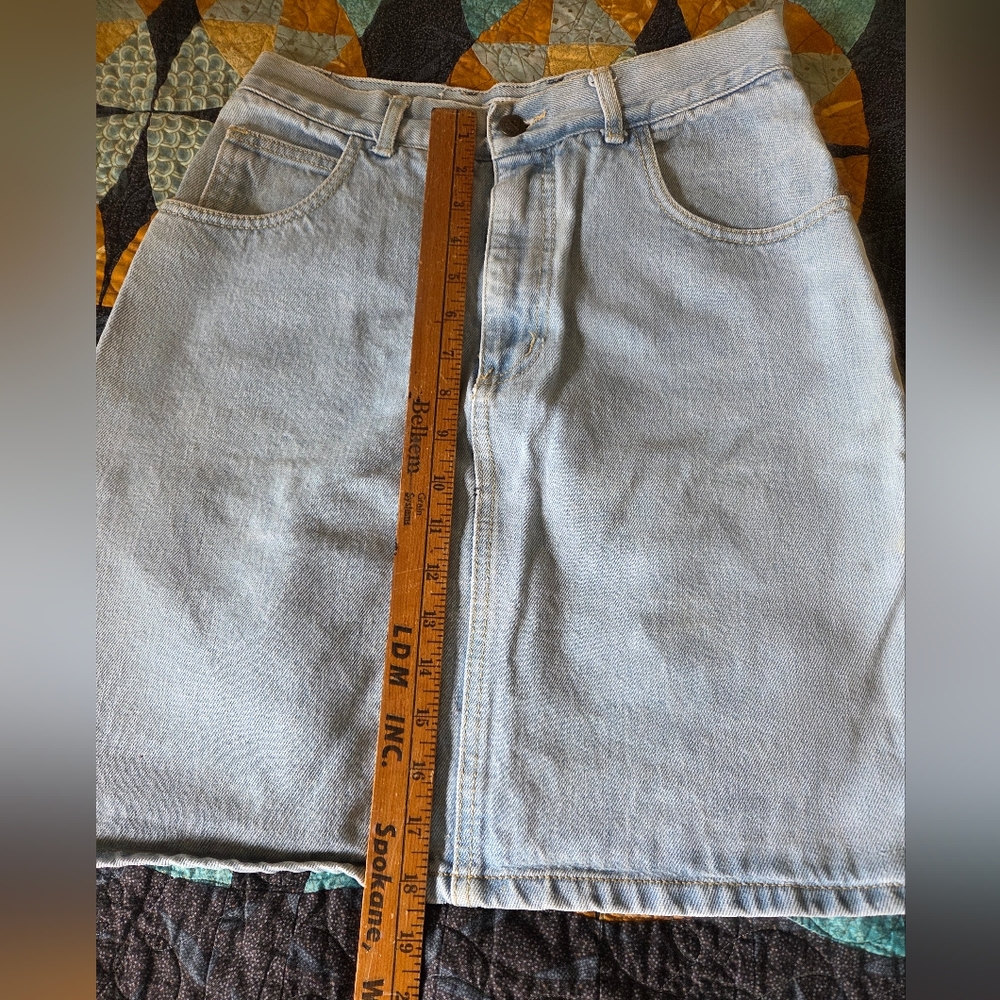 Vintage GUESS Denim Skirt Size 30 - Picture 4 of 8